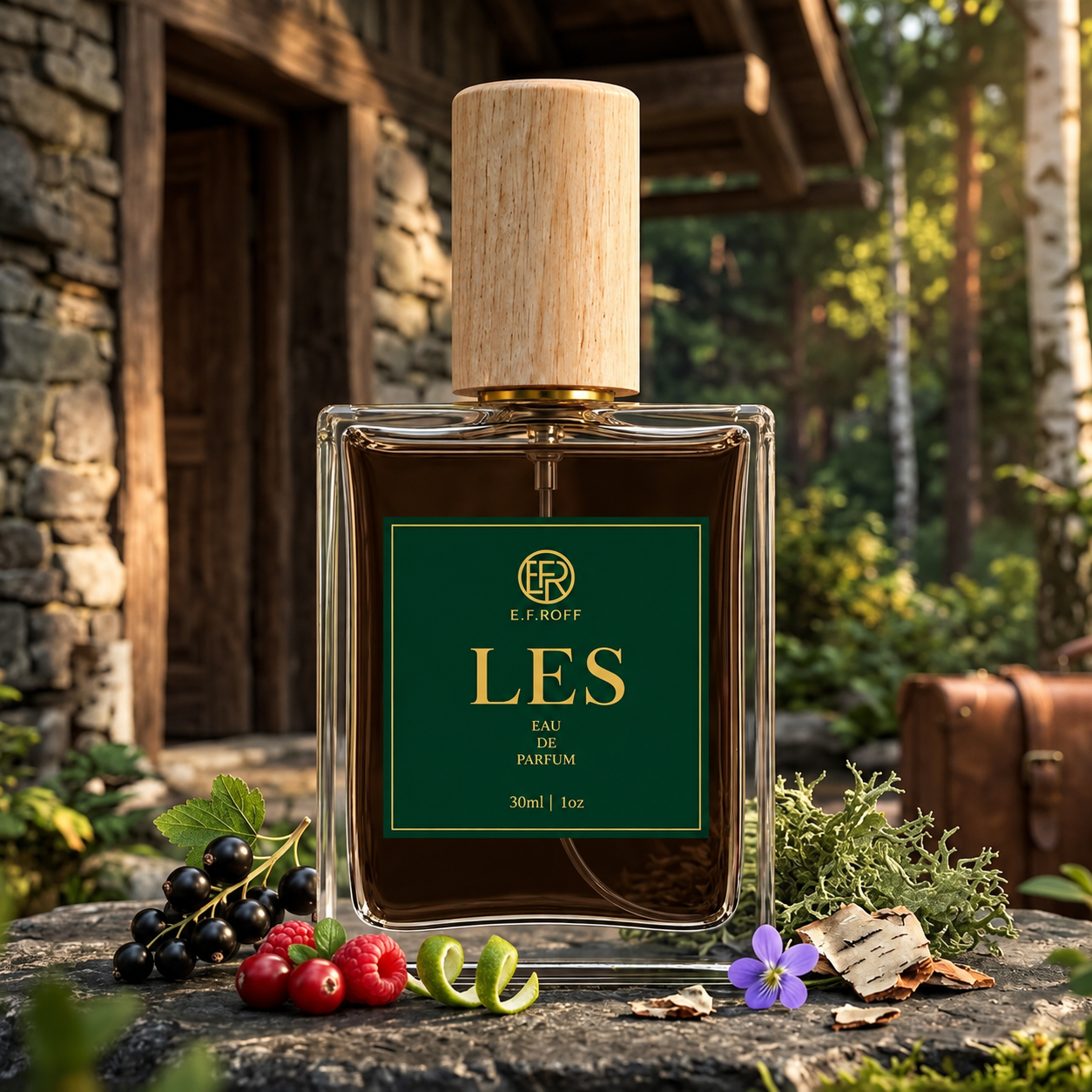 LES fragrance banner